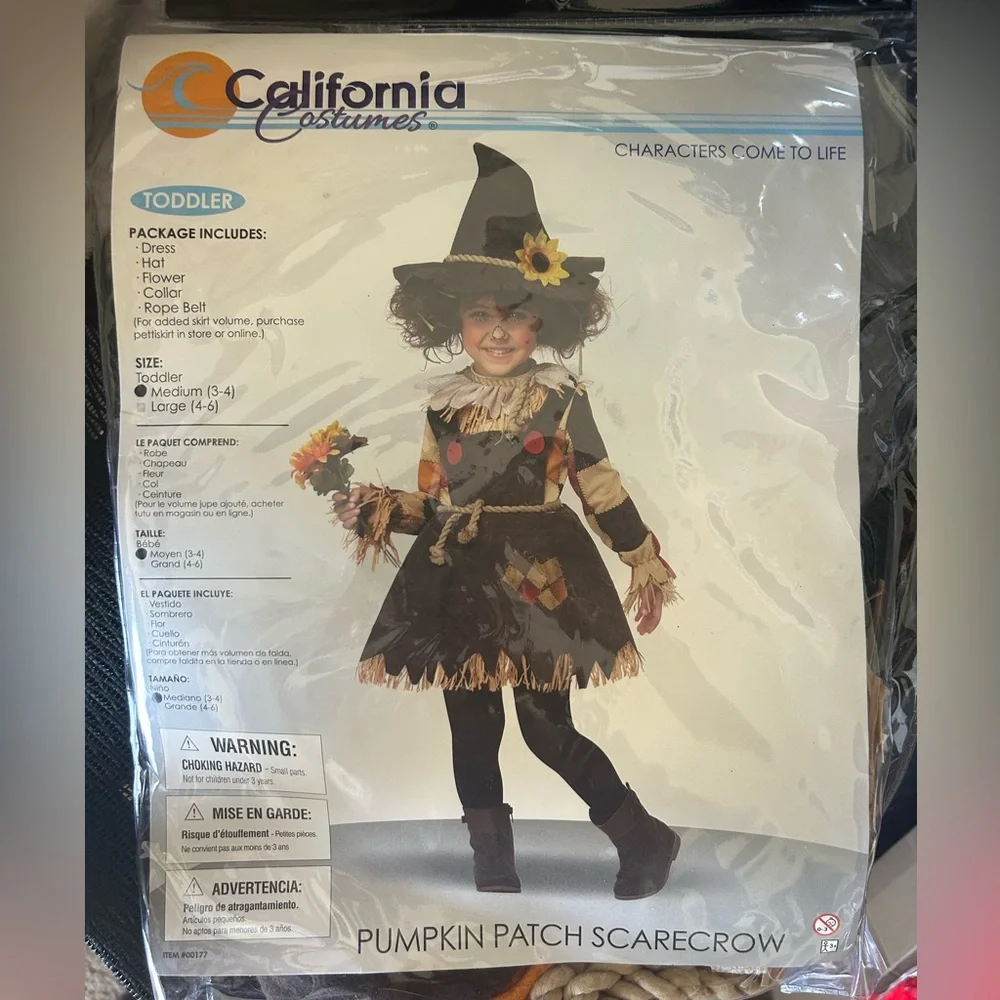 Kids Scarecrow Costume